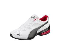 PUMA Men Tazon 6 FM Road Running Shoes, Puma White-Puma Black-Puma Silver, 6 UK