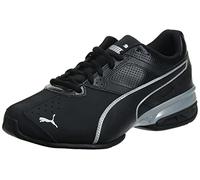 PUMA Men's Tazon 6 Sneaker, First Mile Black-Silver, 8 UK