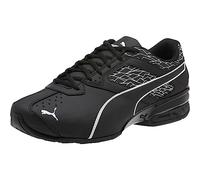 PUMA Men's Tazon 6 Wide Fracture Sneaker, Black, 13 UK