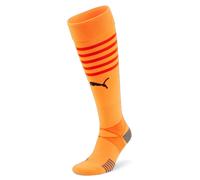 Puma Mens Team Final Orange Football Socks - Size UK 9-11