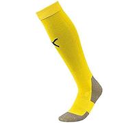 PUMA Mens Team Liga Core Football Socks, Cyber Yellow-Puma Black, 3 EU
