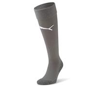 PUMA Men's Team Liga Core Football Socks, Smoked Pearl-Puma White, 4 UK