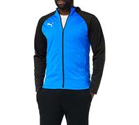 PUMA Men's Team Liga Training Athletic-Warm-up-and-Track-Jackets, Electric Blue Lemonade, XXL