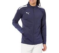 PUMA Men's Team Liga Training Athletic-Warm-up-and-Track-Jackets, Peacoat White, S