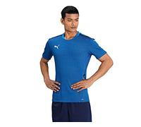 PUMA Men'S Teamcup Jersey Football Shirt, Electric Blue Lemonade, Xxl