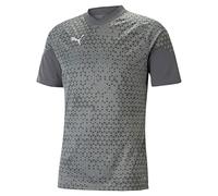 PUMA Men's Teamcup Training Jersey Tee, Flat Medium Gray, S UK
