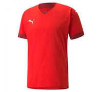 PUMA Men's Teamfinal Jersey Football Shirt, Puma Red-rio Red, L