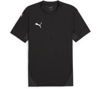 Puma Mens Teamfinal Jersey T-Shirt in Black/White/Gry - Size Large