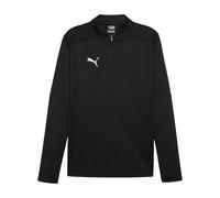 Puma Mens TeamFinal Quarter Zip Training Top - Black - Black - 3XL