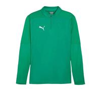 (M, Green) Puma Mens TeamFinal Quarter Zip Training Top