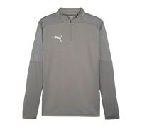 Puma Mens TeamFinal Quarter Zip Training Top - Grey - Grey - XS