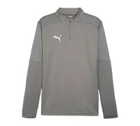 Puma Mens TeamFinal Quarter Zip Training Top - Grey - Grey - XXL