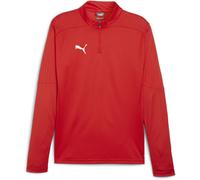 Puma Mens Teamfinal Training 1 4 Zip Fleece 1/4 Top Pullover Jumper Sweater
