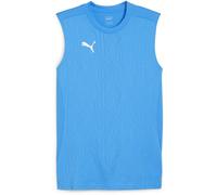 Puma Mens Teamfinal Training Short Sleeve Performance T-Shirt in Ignite Blu/Silv - Blue - Size 3XL
