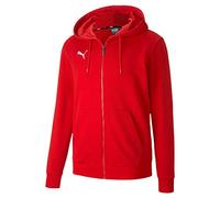 Puma Men's teamGOAL 23 Casuals Hooded Jacket Pullover, Red, XXL