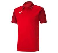 PUMA Men's teamGOAL 23 Sideline Polo T-Shirt, Red-Chili Pepper, Medium