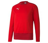 PUMA Men's teamGOAL 23 Training Sweat Pullover, Red-Chili Pepper, Small