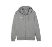 PUMA Mens Teamgoal Casuals Hooded Jacket Sweat, Medium Gray Heather-puma White, XXL EU