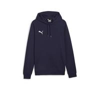 PUMA Mens Teamgoal Casuals Hoody Pullover, Puma Navy-puma White, L EU