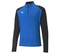 PUMA Men's TeamLIGA 1/4 Zip Top, Electric Blue Lemonade, XXL