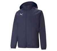 Puma Mens teamLIGA All-Weather Football Jacket - Blue Nylon - Size Large