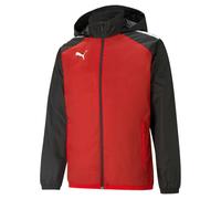 Puma Mens TeamLIGA All Weather Rain Jacket Waterproof Coat Red 657245 - S