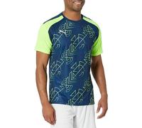 PUMA Men's Teamliga Graphic Jersey, Persian Blue-pro Green, XXL