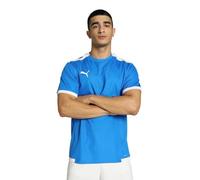 PUMA Mens Teamliga Jersey Shirt, Electric Blue Lemonade/White, S EU