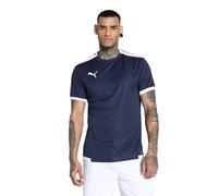 Puma Mens Teamliga Jersey Shirt, Peacoat-puma White, M EU