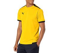 PUMA Men's Teamliga Jersey T-Shirt, Cyber Yellow/Black, XL