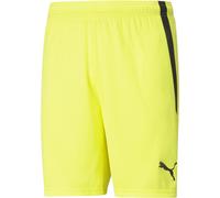 Puma Mens Teamliga Shorts Football in Fluo Yellow/Blk - Size Small
