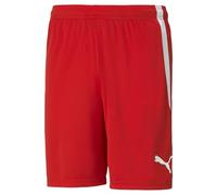 PUMA Men's Teamliga Shorts Red White, Medium