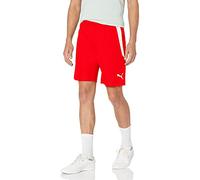 PUMA Men's Teamliga Shorts Red White, S