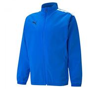 PUMA Men's teamLIGA Sideline Jacket, Electric Blue Lemonade-puma White, size: M