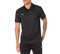 PUMA Men's TeamLIGA Sideline Polo, Black White, XX-Large