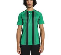 PUMA Men's Teamliga Striped Jersey Shirt, Pepper Green-puma Black-puma White, S
