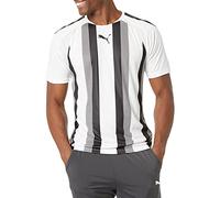 PUMA Men's TeamLIGA Striped Jersey, White Black, XX-Large