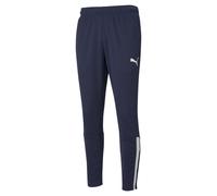 PUMA Unisex teamLIGA Training Pants, Bleu Marine/Blanc, size: M
