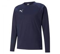 PUMA Men's Teamliga Training Sweat Sweater, Peacoat, L