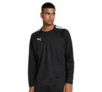 PUMA Men's TeamLIGA Training Sweat Sweater, Puma Black-Puma White, M