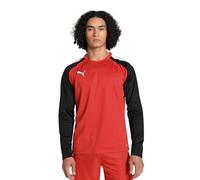 PUMA Men's TeamLIGA Training Sweat Sweater, Puma Red-Puma Black, M