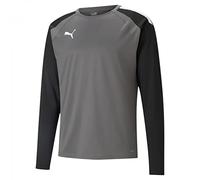 PUMA Men's TeamLIGA Training Sweat Sweater, Smoked Pearl-Puma White, XL