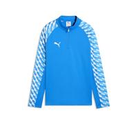 PUMA teamLIGA26 Training 1/4 Zip Top Jr Sweat Jackets, 140, Electro Royal White-Electro Royal