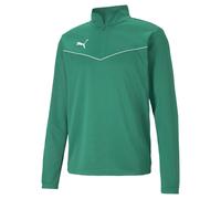 Puma Mens Teamrise 1/4 Tracksuit Zip Drill Midlayer Top Green 657394 - Dark Green - Size 2XL