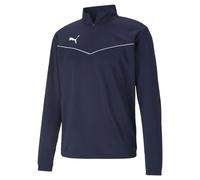 Puma Mens TeamRISE 1/4 Tracksuit Zip Drill Midlayer Top Navy 657394 - 3XL
