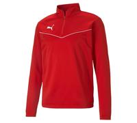 Puma Mens TeamRISE 1/4 Tracksuit Zip Drill Midlayer Top Red 657394 - XXL