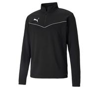 Puma Mens Teamrise 1/4 Zip Top 03 T-Shirt - Black - Size Medium