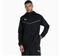 Puma Mens TeamRISE All Weather Rain Jacket Waterproof Coat Black 657396 - XL