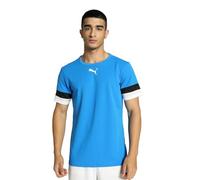 PUMA Men's Teamrise Jersey Shirt, Electric Blue Lemonade-puma Black-puma White, XL UK