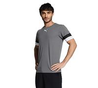 PUMA Mens Teamrise Jersey Shirt, Smoked Pearl-puma Black-puma White, S EU